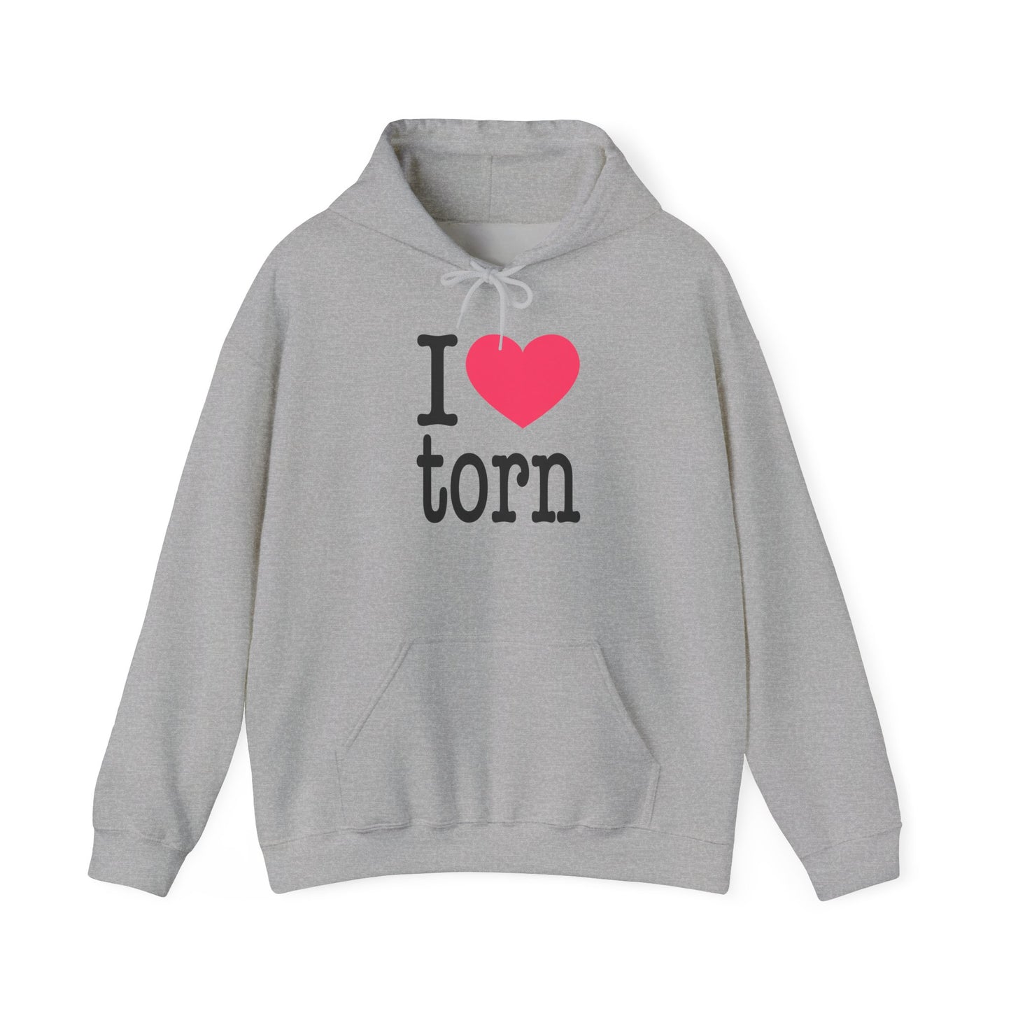 I Love Torn Hoodie