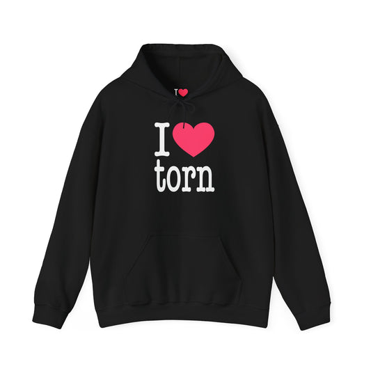 I Love Torn Hoodie