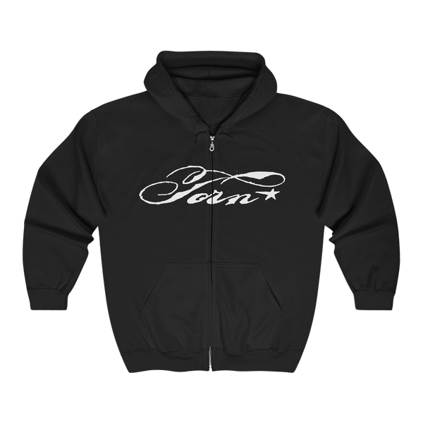 Torn hoodie