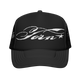 Torn trucker hat